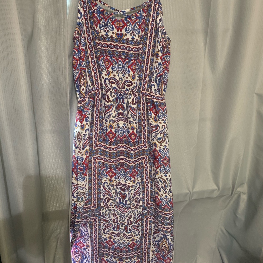 Fun printed maxi dress